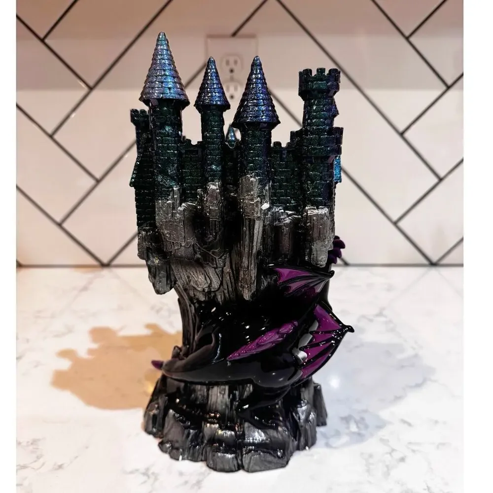 Bath & Body Works Disney Villains Maleficent Dragon Castle Candle Holder Disney
